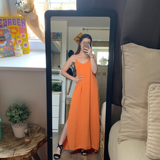 Robe dos nu Orange