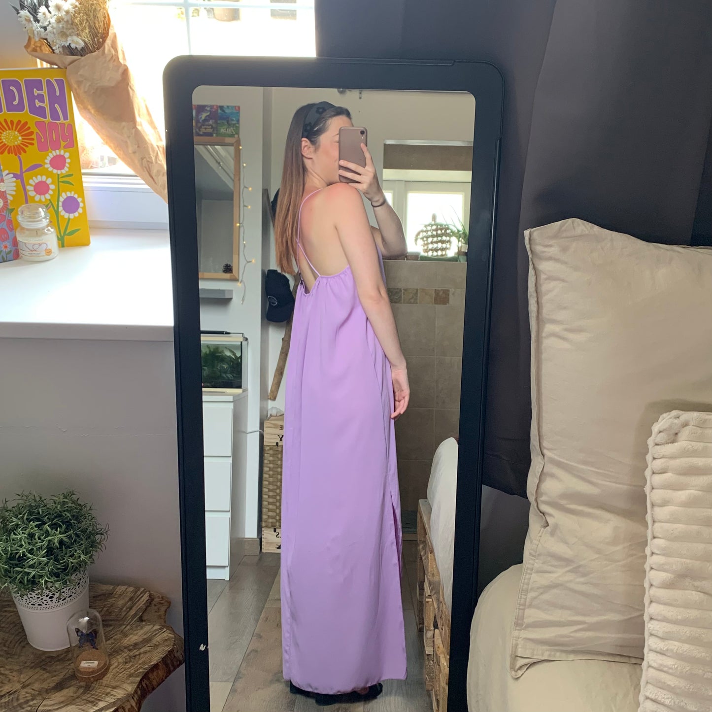 Robe dos nu Violette