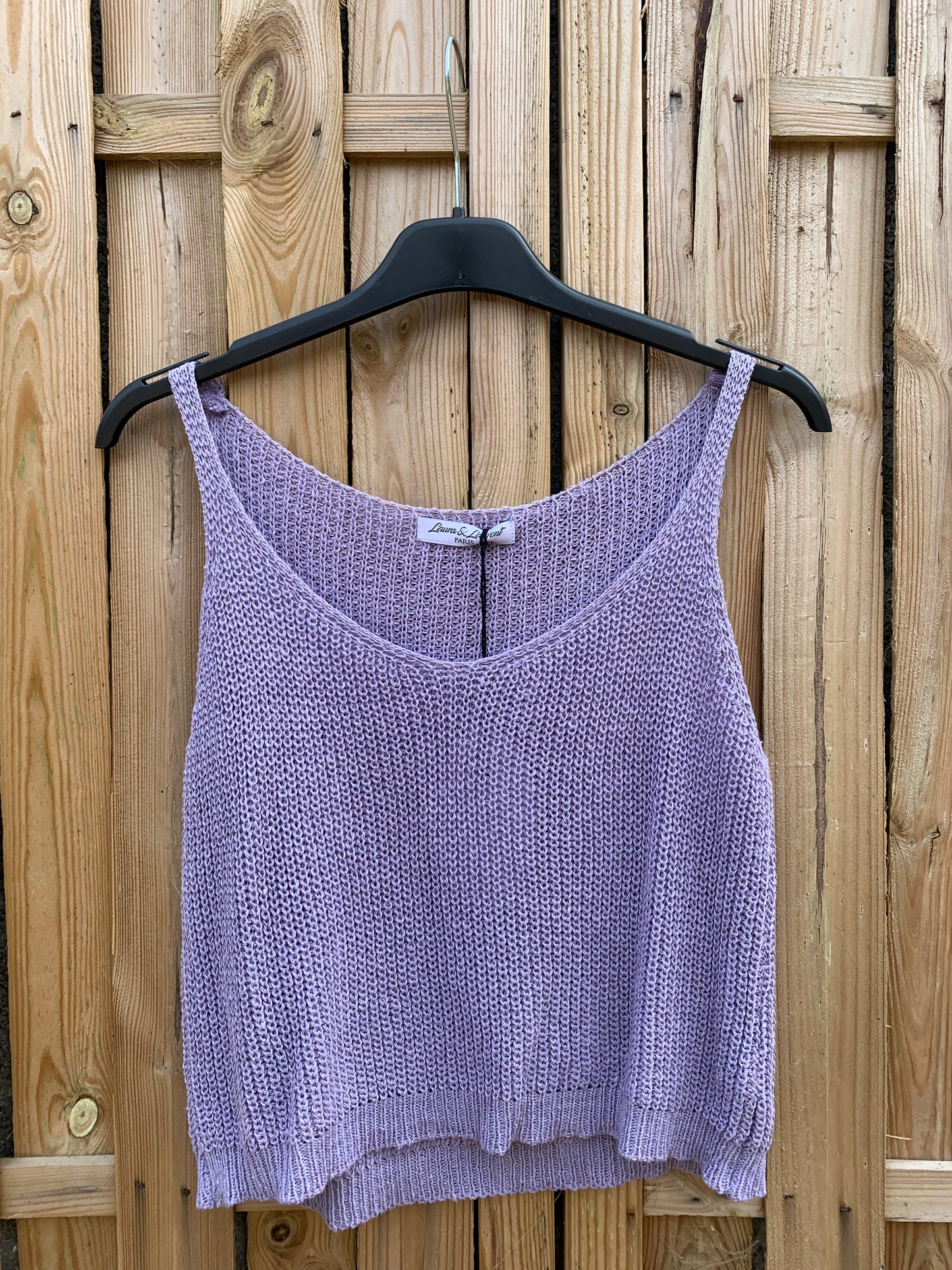 Top maille Violet